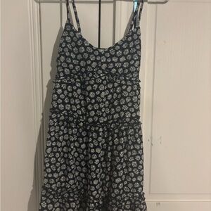 Women’s Roma size small navy and white Spaghetti Strap Dress